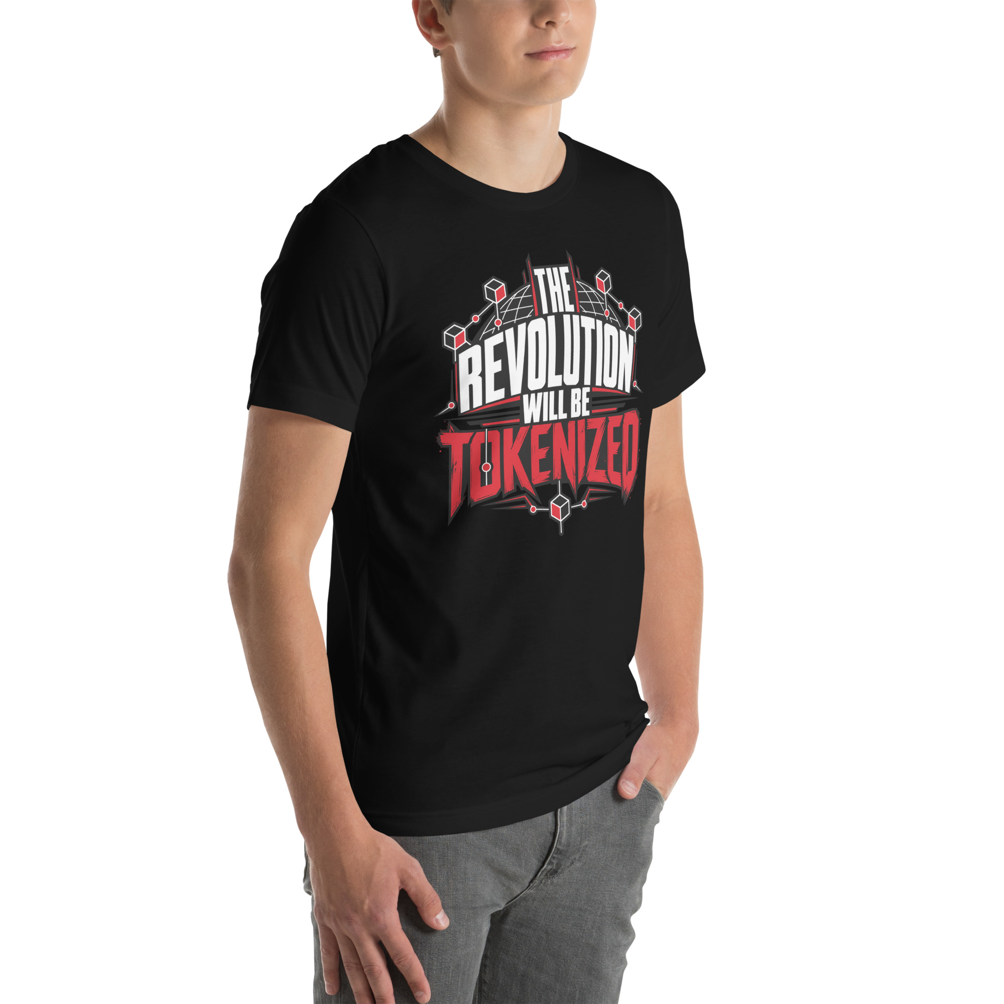 The Revolution Will Be Tokenized Tee – Black - Image 6